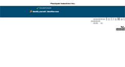 Desktop Screenshot of intra.plastipak.ca